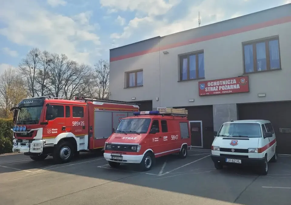 Interwencja OSP Popielów: zapach gazu na klatce schodowej przy Hetmańskiej