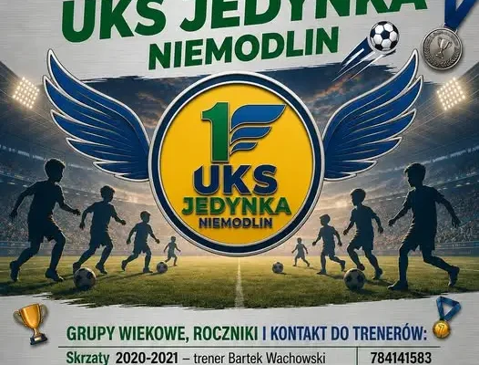 Nabór do szkółki piłkarskiej UKS Jedynka Niemodlin – zapisy na treningi