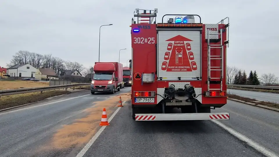 Kolizja na ul. Powstańców Warszawskich w Opolu
