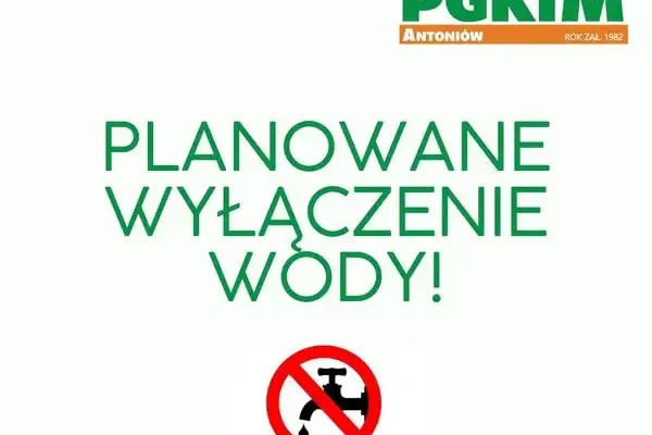 Planowane wyłączenie wody w Biestrzynniku 26 sierpnia