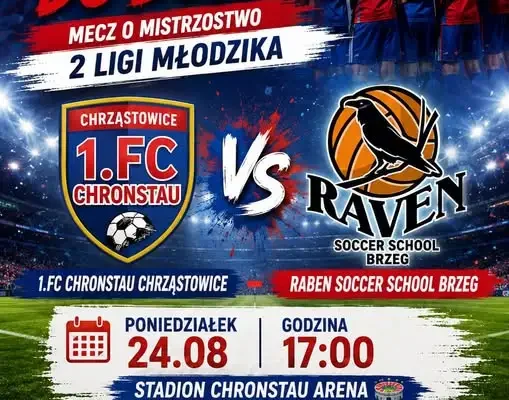 Młodzież 1.FC Chronstau rozpoczyna sezon 2026/2027 meczem z RAVEN Soccer School