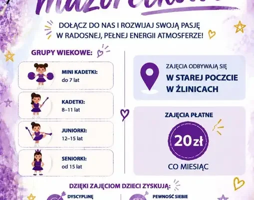 Zajęcia mażoretkowe w Żlinicach – zapisz dziecko już dziś!