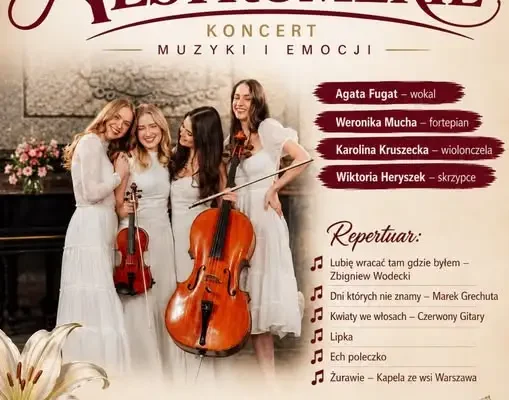 Koncert ALSTROMERIE i Kiermasz Rozmaitości w Prószkowie – ostatnia niedziela sierpnia w Parku OKiS