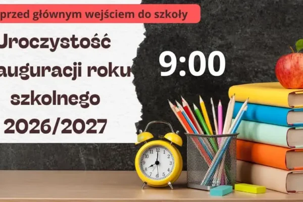 Inauguracja roku szkolnego 2026/2027 w ZSO Zimnek – 1 września o 9:00