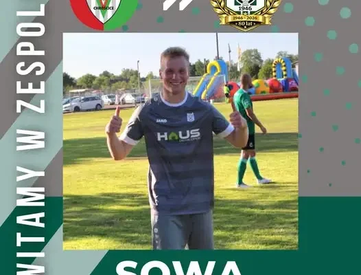 Oliver Sowa wraca do domu! Nowy napastnik w LKS Popielów