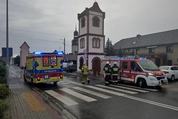 Pomoc dla zespołu ratownictwa medycznego w Nakle – interwencja OSP Tarnów Opolski
