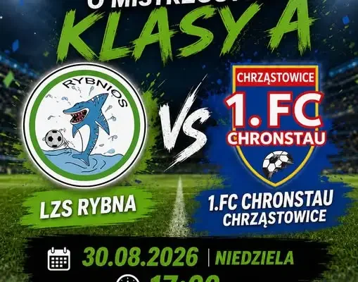 LZS Rybna podejmie 1.FC Chronstau w meczu klasy A