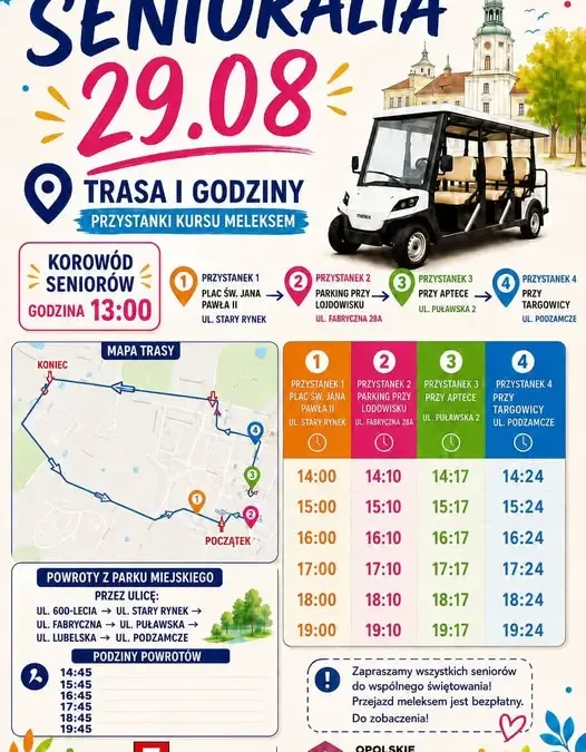Senioralia w Opolu Lubelskim: bezpłatny kurs meleksem dla seniorów