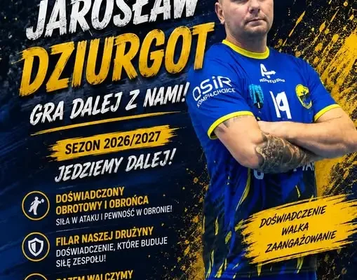 Jarosław Dziurgot zostaje w LKS OSiR Komprachcice na sezon 2026/2027