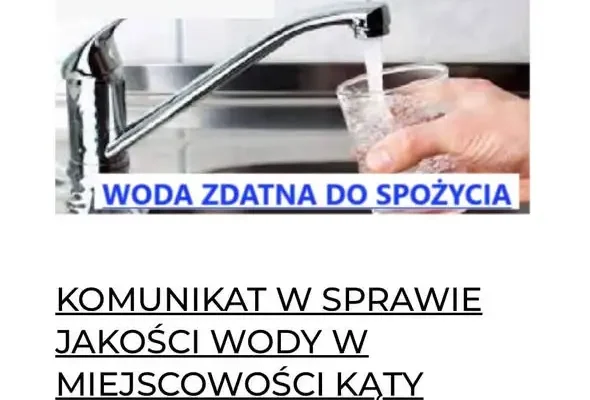 Woda w Kątach Opolskich i Przyworach ponownie zdatna do spożycia