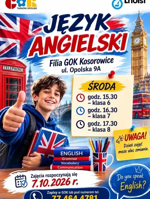 Zajęcia kulturalne w Kosorowicach – oferta na rok 2026/2027