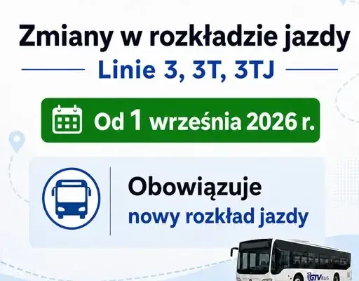 Zmiany w rozkładzie jazdy bezpłatnej komunikacji gminnej w Ozimku od 1 września