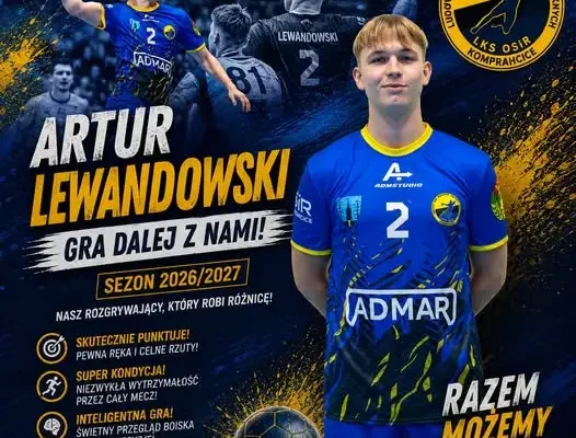 Artur Lewandowski zostaje w LKS OSiR Komprachcice na kolejny sezon
