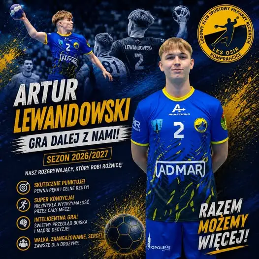Artur Lewandowski zostaje w LKS OSiR Komprachcice na kolejny sezon