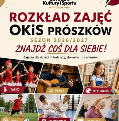Rusza nowy sezon zajęć w OKiS Prószków – sprawdź harmonogram