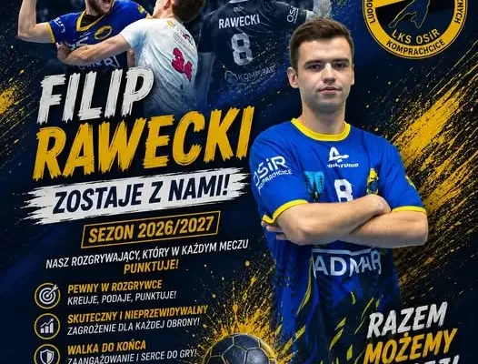 Filip Rawecki zostaje w LKS OSiR Komprachcice na sezon 2026/2027