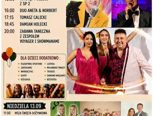 Festyn Rodzinny „W Nowej Schodni” w Ozimku – muzyka, atrakcje i dożynki