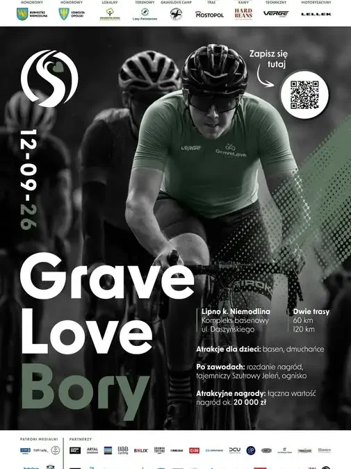 GraveLove Bory 2026: Gravelowe zawody w Borach Niemodlińskich już 12 września