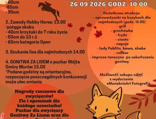 Hubertus Gminny 2026 w Stadninie Koni Okoły – zaproszenie na wrześniowe święto jeździectwa