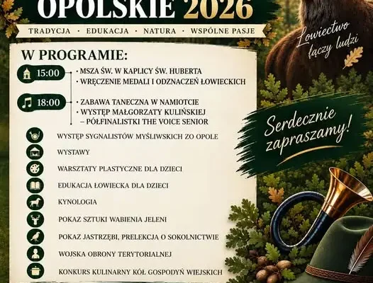 Hubertowiny Opolskie 2026 – 10 października w Opolu