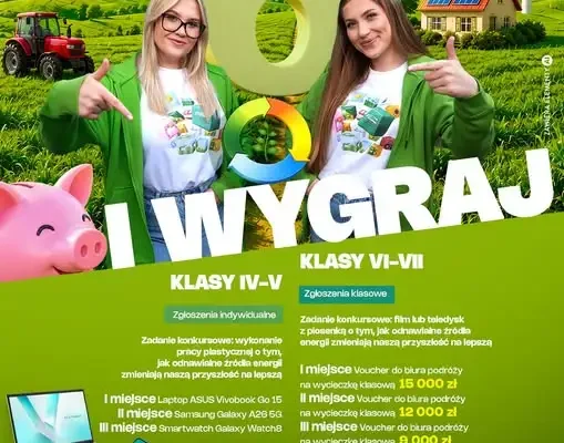 Konkurs „Energia z rolnictwa” – II edycja dla szkół podstawowych z gmin wiejskich