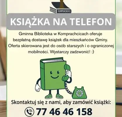 Komprachcice: nowy grafik zajęć sportowych i kulturalnych oraz książki z dostawą do domu