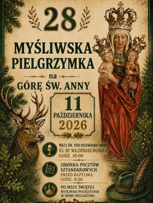 28. Myśliwska Pielgrzymka na Górę Św. Anny – zaproszenie na październikowe spotkanie