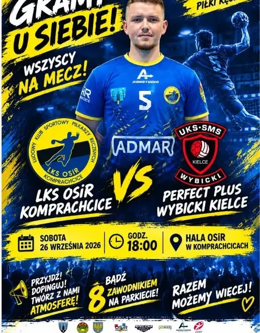 LKS OSiR Komprachcice zaprasza na mecz: w sobotę gramy u siebie!