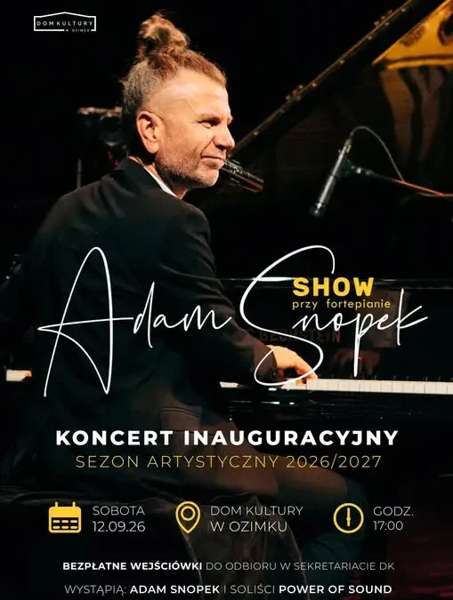 Koncert inauguracyjny w Ozimku: Adam Snopek i Power of Sound na scenie DK