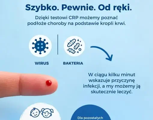 Test CRP w Domu Zdrowia w Popielowie – szybka diagnoza infekcji jesienią