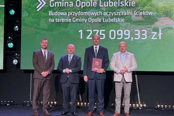 52 przydomowe oczyszczalnie ścieków powstaną w Gminie Opole Lubelskie