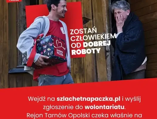 Szlachetna Paczka szuka wolontariuszy w gminie Tarnów Opolski