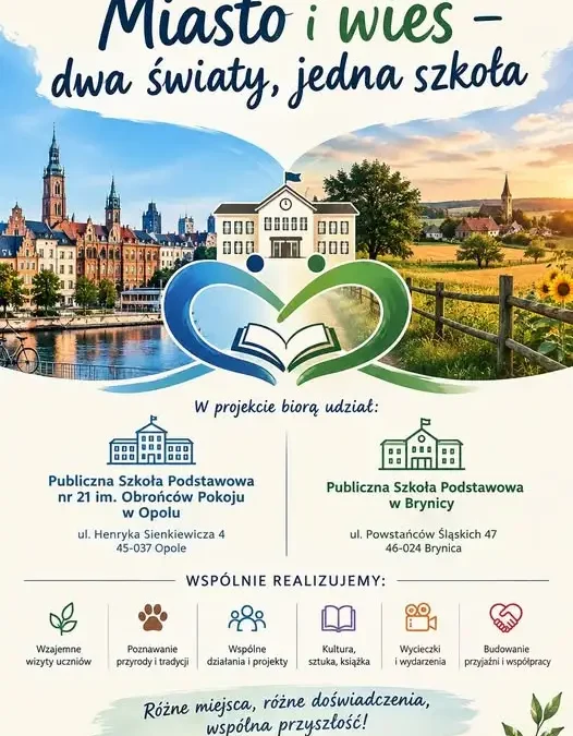 Innowacja pedagogiczna połączy uczniów z Opola i Brynicy