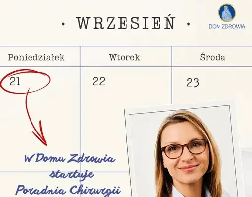 Nowa Poradnia Chirurgii Ogólnej w Domu Zdrowia w Popielowie – start 21 września