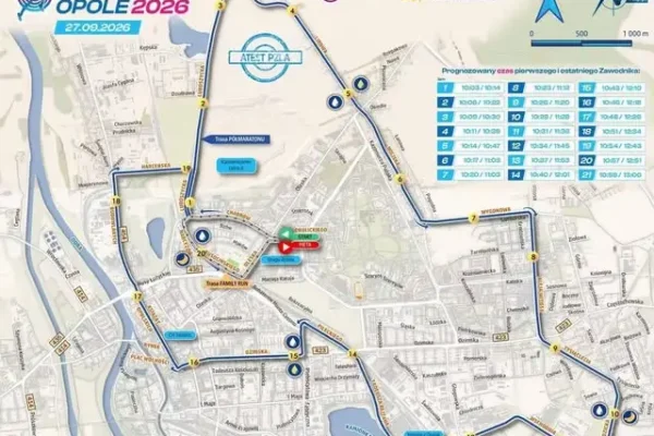 Półmaraton Opole 2026 – dziś utrudnienia w ruchu i wzmożone patrole policji