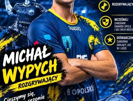 Michał Wypych wzmacnia LKS OSiR Komprachcice