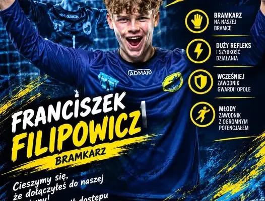 Franciszek Filipowicz nowym bramkarzem LKS OSiR Komprachcice