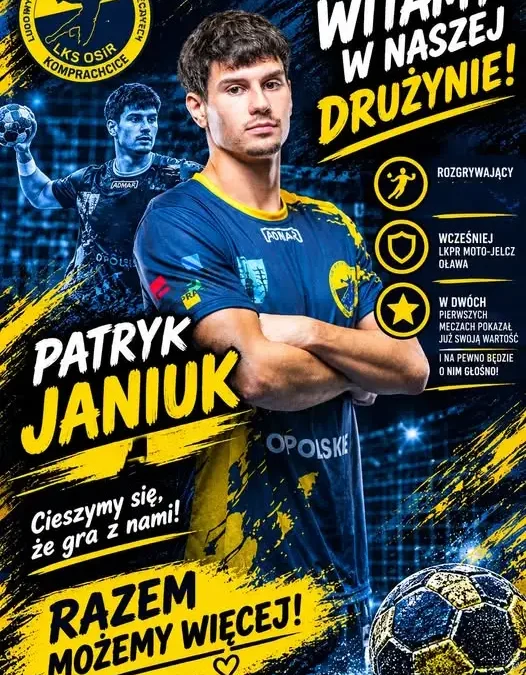 Patryk Janiuk nowym rozgrywającym LKS OSiR Komprachcice