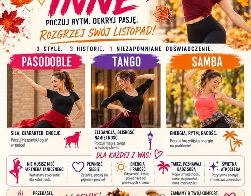 Jesienne warsztaty taneczne dla kobiet w Prószkowie – zapisy do 20 października