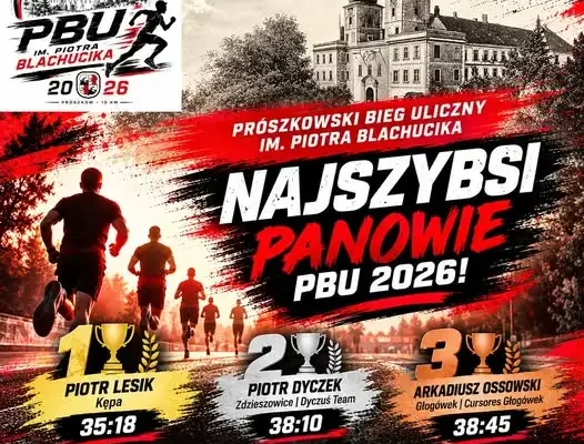 Prószkowski Bieg Uliczny 2026: Piotr Lesik najszybszy na 10 km